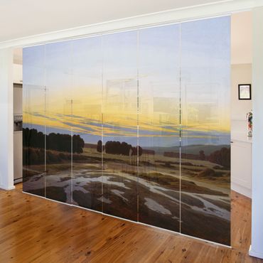 Set de panneaux coulissants - Caspar David Friedrich - The large Enclosure