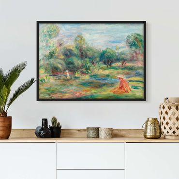 Poster encadré - Auguste Renoir - Landscape At Cagnes