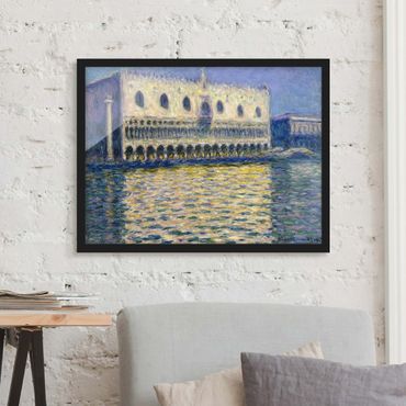 Poster encadré - Claude Monet - The Palazzo Ducale