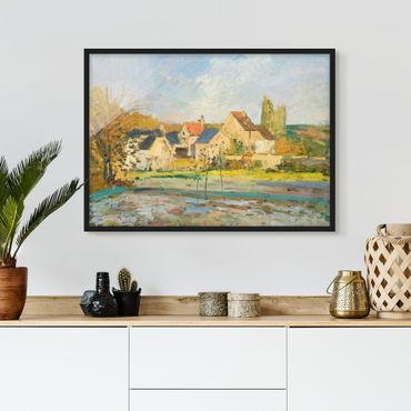 Poster encadré - Camille Pissarro - Landscape Near Pontoise