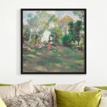 Poster encadré - Auguste Renoir - Landscape With Figures