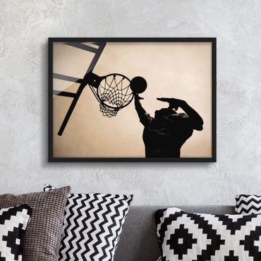 Poster encadré - Basketball