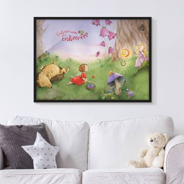 Poster encadré - Little strawberry strawberry fairy- In The Forest