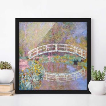 Poster encadré - Claude Monet - Bridge Monet's Garden