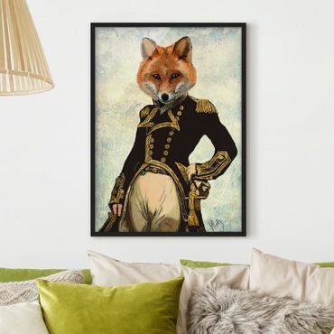 Poster encadré - Animal Portrait - Fox Admiral