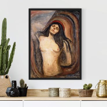 Poster encadré - Edvard Munch - Madonna