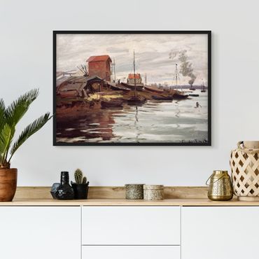 Poster encadré - Claude Monet - The Seine At Petit-Gennevilliers