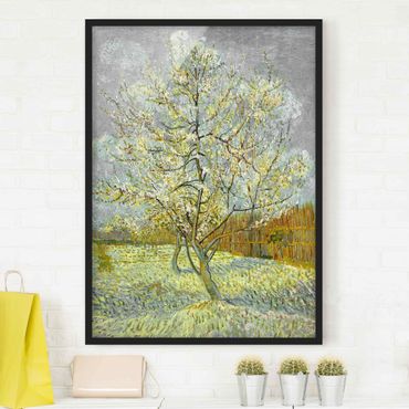Poster encadré - Vincent van Gogh - Flowering Peach Tree