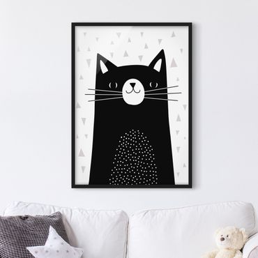 Poster encadré - Zoo With Patterns - Cat