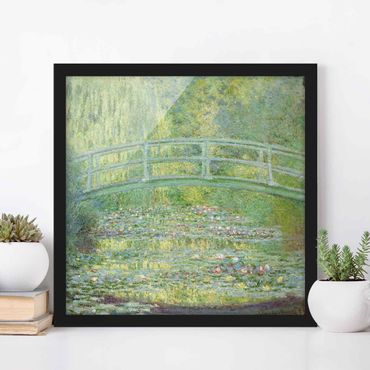 Poster encadré - Claude Monet - Japanese Bridge