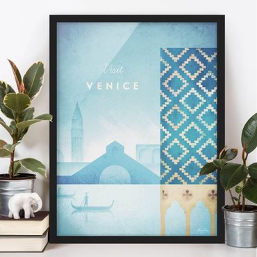 Poster encadré - Travel Poster - Venice