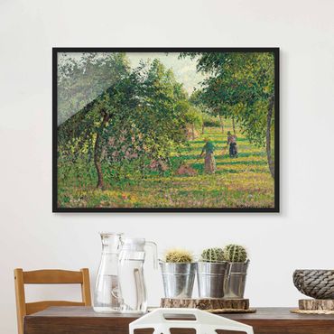 Poster encadré - Camille Pissarro - Apple Trees And Tedders, Eragny