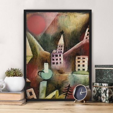 Poster encadré - Paul Klee - Destroyed Village