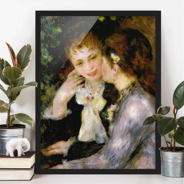 Poster encadré - Auguste Renoir - Confidences