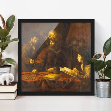 Poster encadré - Rembrandt Van Rijn - Parable of the Labourers