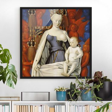 Poster encadré - Jean Fouquet - Madonna and Child