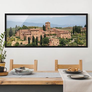 Poster encadré - Charming Tuscany