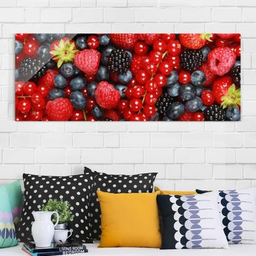 Tableau en verre - Fruity Berries