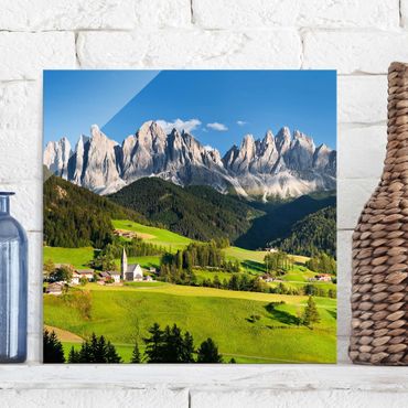Tableau en verre - Odle In South Tyrol