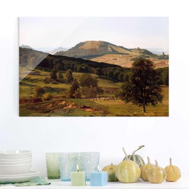 Tableau en verre - Albert Bierstadt - Hill and Dale