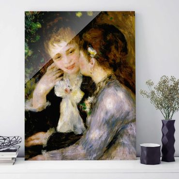 Tableau en verre - Auguste Renoir - Confidences