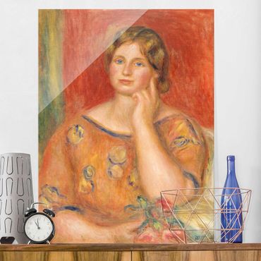 Tableau en verre - Auguste Renoir - Mrs. Osthaus