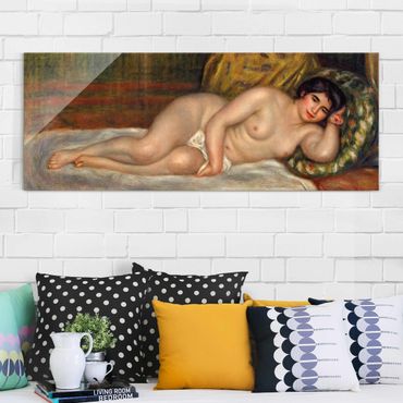 Tableau en verre - Auguste Renoir - Nude Lying, The Source