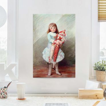 Tableau en verre - Auguste Renoir - Suzanne with Harlequin Puppet