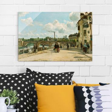 Tableau en verre - Camille Pissarro - View Of Pontoise