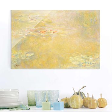 Tableau en verre - Claude Monet - The Water Lily Pond