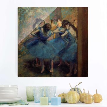 Tableau en verre - Edgar Degas - Blue Dancers