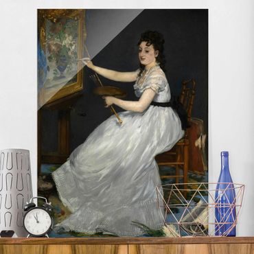 Tableau en verre - Edouard Manet - Eva Gonzalès
