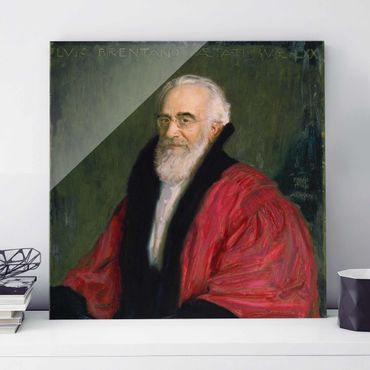 Tableau en verre - Franz von Stuck - Portrait of Lujo Brentano