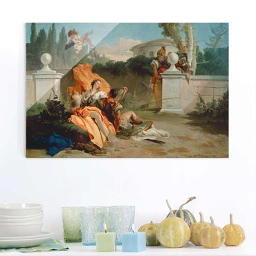 Tableau en verre - Giovanni Battista Tiepolo - Rinaldo and Armida