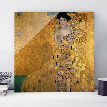 Tableau en verre - Gustav Klimt - Portrait Of Adele Bloch-Bauer I