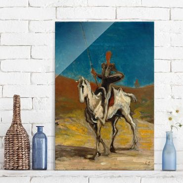 Tableau en verre - Honoré Daumier - Don Quixote