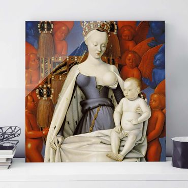 Tableau en verre - Jean Fouquet - Madonna and Child