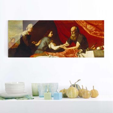 Tableau en verre - Jusepe De Ribera - Isaac Blessing Jacob