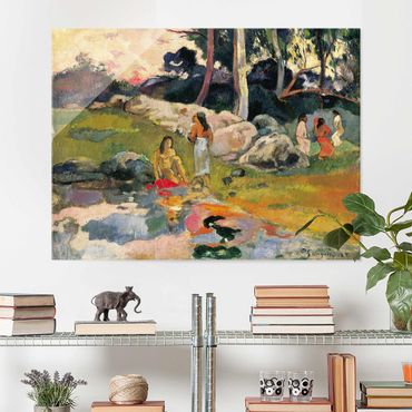 Tableau en verre - Paul Gauguin - Women At The Banks Of River