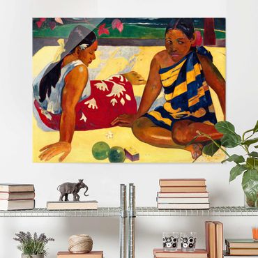 Tableau en verre - Paul Gauguin - Parau Api (Two Women Of Tahiti)