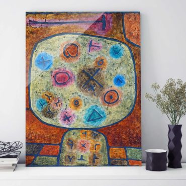 Tableau en verre - Paul Klee - Flowers in Stone