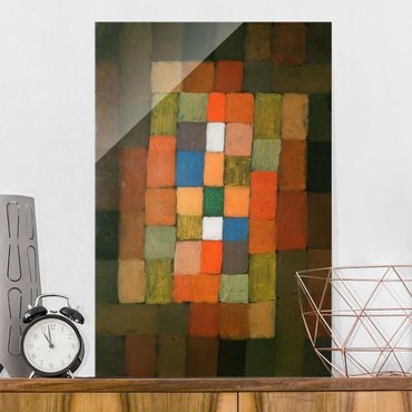 Tableau en verre - Paul Klee - Static-Dynamic Increase