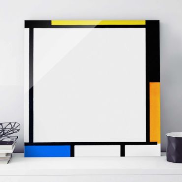 Tableau en verre - Piet Mondrian - Composition II