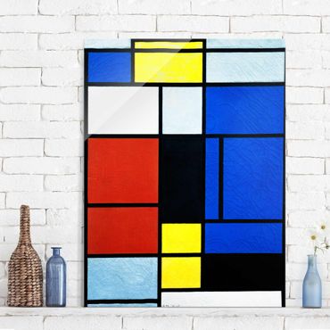 Tableau en verre - Piet Mondrian - Tableau No. 1