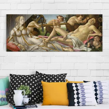 Tableau en verre - Sandro Botticelli - Venus And Mars