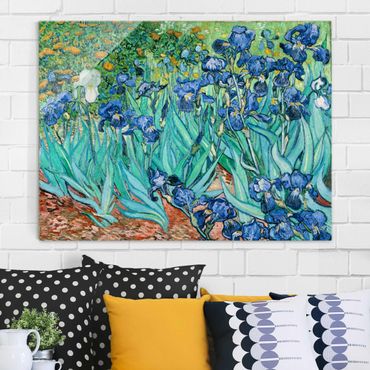 Tableau en verre - Vincent Van Gogh - Iris