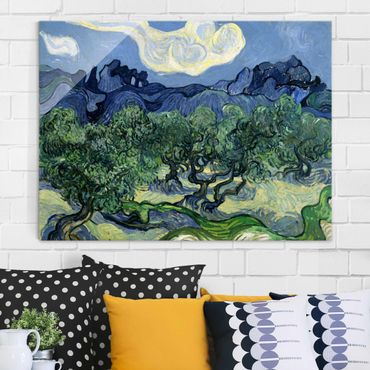 Tableau en verre - Vincent Van Gogh - Olive Trees