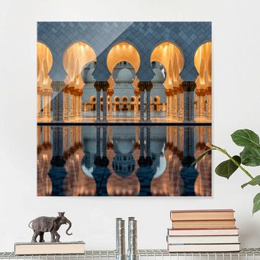 Tableau en verre - Reflections In The Mosque