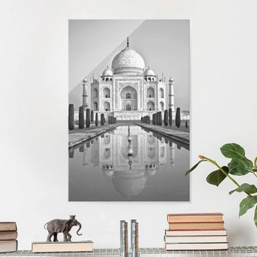 Tableau en verre - Taj Mahal With Garden