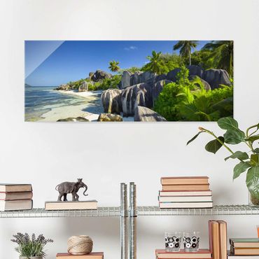 Tableau en verre - Dream Beach Seychelles